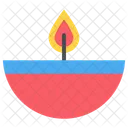 Candle Diwali Lamp Icon