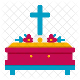 Religious Funeral  Icon