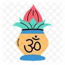 Religious Symbol Jainism Jain Hand Icon