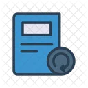 Newspaper Refresh Recycle Icon