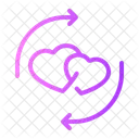 Sync Exchange Love Icon