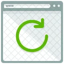 Rotate Webpage Reload Icon