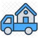 Real Estate Building Relocation Icon