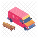Relocation Truck Moving Icon