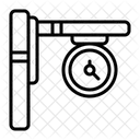 Relogio De Ponto Estacao Instalacoes Ícone