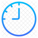 Relogio De Ponto Nove Para Doze Ícone