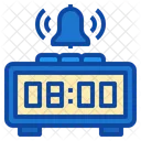 Relogio Digital Hora Alarme Campainha Data Calendario Ícone