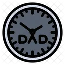 Relógio do dia dos pais  Ícone