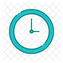 Relogio Horario Escolar Relogio De Parede Ícone