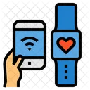 Relogio Inteligente Internet Das Coisas Relogio De Pulso Ícone