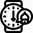 Reloj Notificacion Recordatorio De Oracion Icono