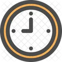 Reloj Hora Hora Icon