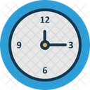 Reloj Reloj Redondo Tiempo Icon