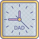 Reloj Tiempo En Familia Dia Del Padre Icon