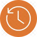 Reloj En El Sentido De Las Agujas Del Reloj Las 24 Horas Icon