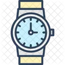 Moda Reloj De Mano Cronometro Icono