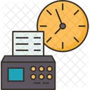 Reloj Trabajo Horas Icono