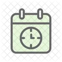 Reloj Plazo Eficiencia Icon