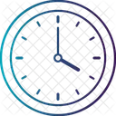 Reloj Analogico De Las 4 En Punto Fecha Limite Alarma Icono