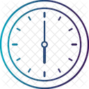 Reloj Analogico De Las 6 En Punto Fecha Limite Alarma Icono