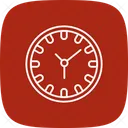 Reloj circular  Icono