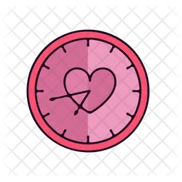 Reloj de amor  Icono