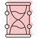 Reloj De Arena Color Sombra Linea Fina Icono Icono