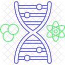 Reloj De Arena Genes De ADN Composicion Quimica Icono