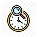 Reloj Busqueda Lupa Icono