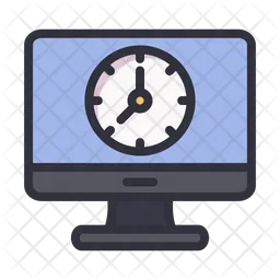 Reloj de computadora  Icono