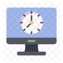 Reloj de computadora  Icono