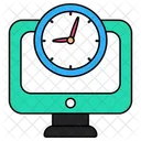 Reloj de computadora  Icono