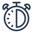 Reloj De Cuenta Regresiva Vispera De Ano Nuevo Ano Nuevo Icono