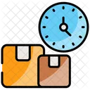 Reloj De Tiempo De Entrega Icono