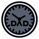 Reloj del día del padre  Ícone