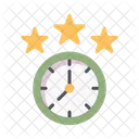 Reloj estrella  Icono