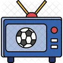 Reloj Futbol Television Icono