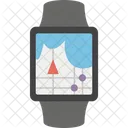 Accesorio Dispositivo Electronico Reloj GPS Icono