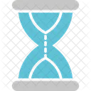 Hora de cristal reloj de arena progreso programar  Icono