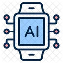 Reloj Inteligente Inteligencia Artificial Reloj Icono