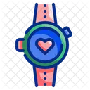 Reloj Inteligente Corazon Frecuencia Icono
