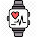 Reloj Inteligente Latido Del Corazon Ejercicio Icono