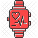 Reloj Inteligente Latido Del Corazon Ejercicio Icono