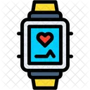 Reloj Inteligente Latido Del Corazon Electronica Icono