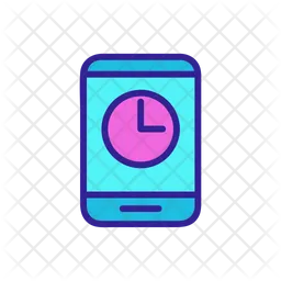 Reloj movil  Icono