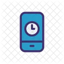 Reloj movil  Icono