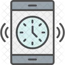 Movil Hora Alarma Icono