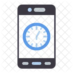 Reloj movil  Icono