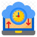 Reloj de nube  Icono