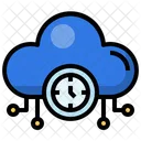 Reloj de nube  Icono